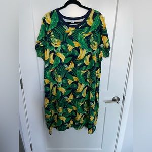 Tropical Tee Shirt Dress